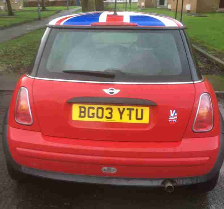 2003 MINI MINI ONE RED