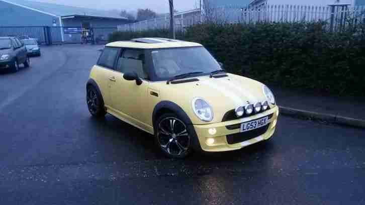 2003 MINI ONE YELLOW -- MODIFIED -- "DRIVE AWAY" LOW MILEAGE
