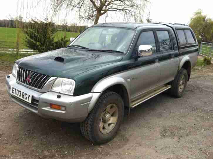 2003 MITSUBISHI L200 GREEN/SILVER NOT ANIMAL TROJAN 4LIFE HILUX