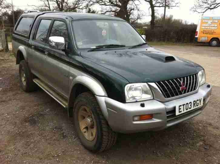 2003 L200 GREEN SILVER NOT ANIMAL