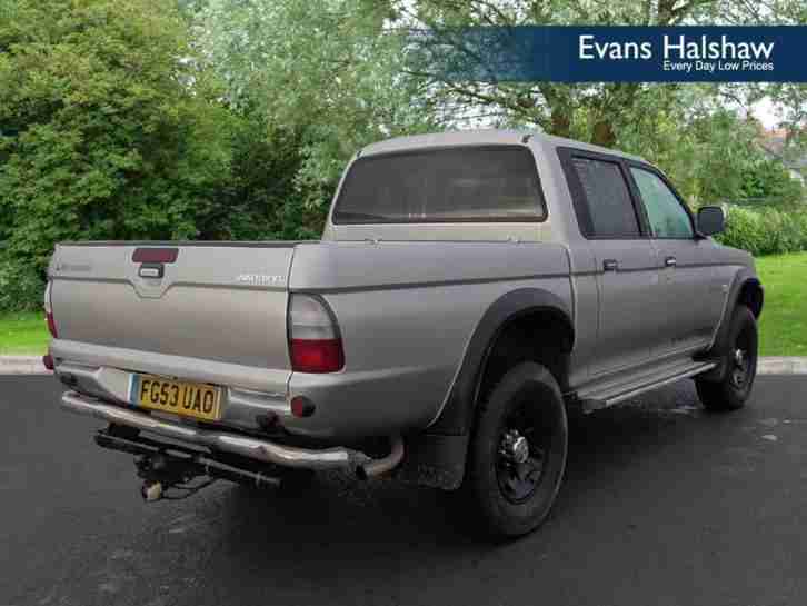 2003 MITSUBISHI L200 MITSUBISHI L200 Club Cab TD Warrior 4WD 113Bhp Diesel