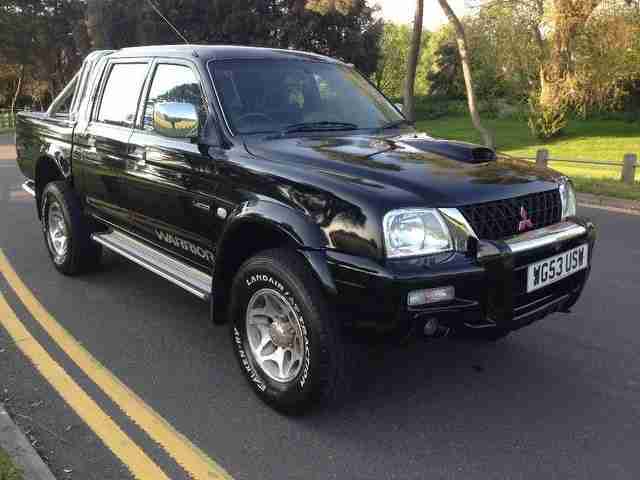 2003 MITSUBISHI L200 WARRIOR LWB BLACK