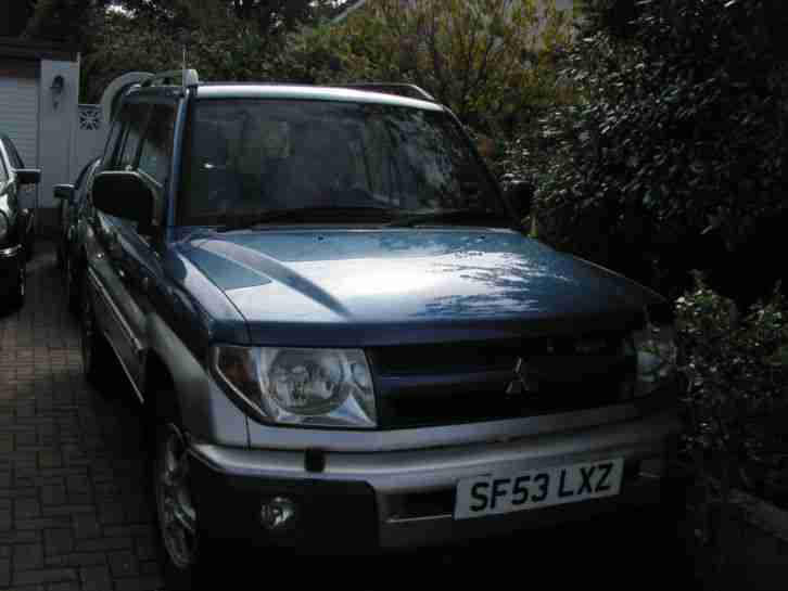 2003 MITSUBISHI PININ 2.00 GDI BLUE /SILVER