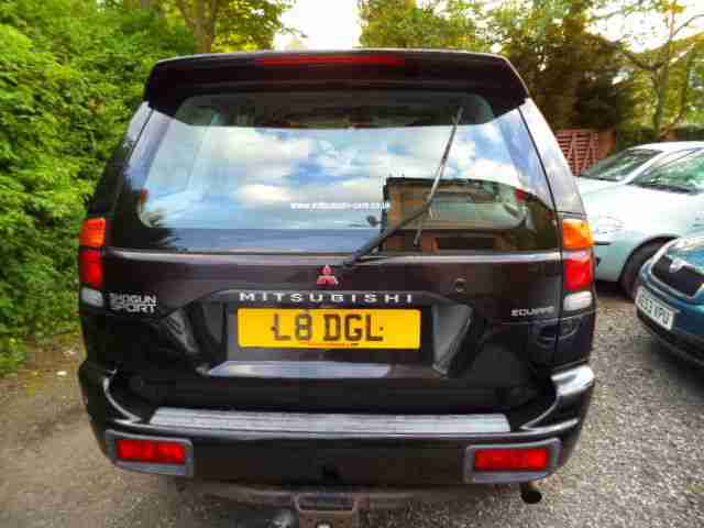 2003 MITSUBISHI SHOGUN SPORT 2.5 TD BLACK