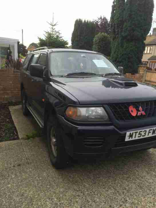 2003 MITSUBISHI SHOGUN SPORT CLASSIC TD BLUE