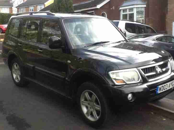 2003 MITSUBISHI SHOGUN WARRIOR DI-D AUTO BLACK