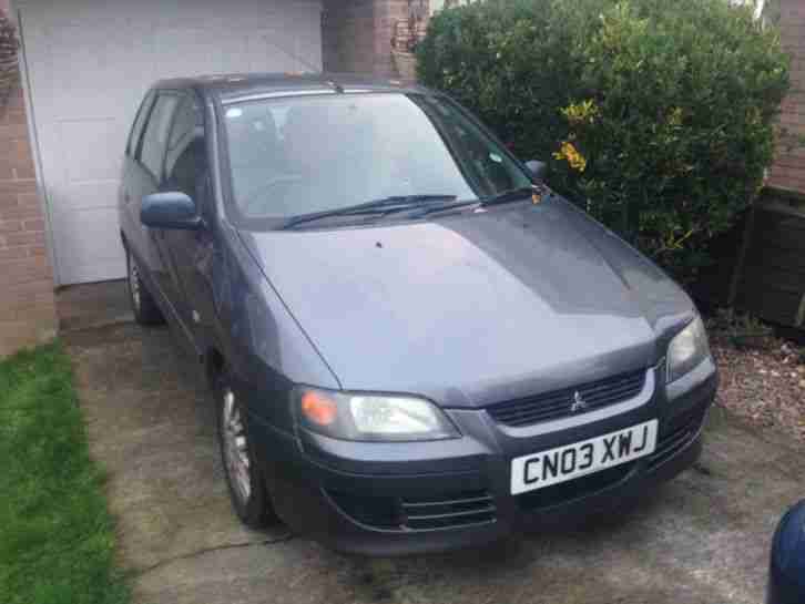 2003 MITSUBISHI SPACE STAR MIRAGE GREY SPARES OR REPAIRS, NOISEY GEARBOX/CLUTCH