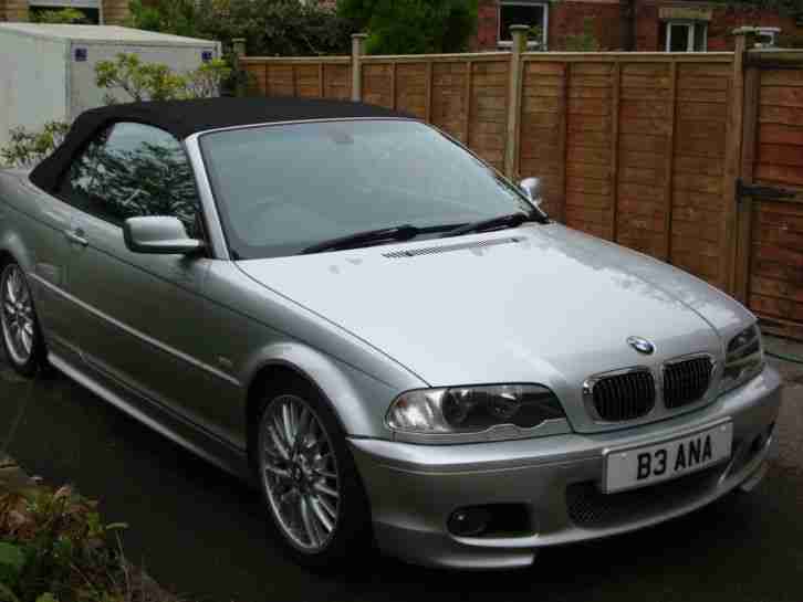 2003 Metallic Silver BMW 330 Sports/Convertible 2979cc Petrol M sport