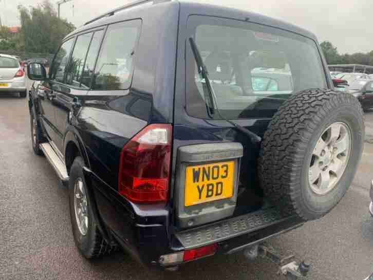 2003 Mitsubishi Shogun 3.2 DI-D Field 5dr