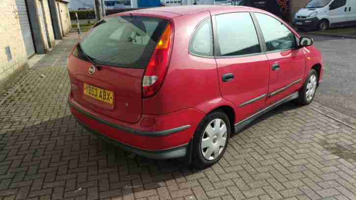 2003 NISSAN ALMERA TINO S RED