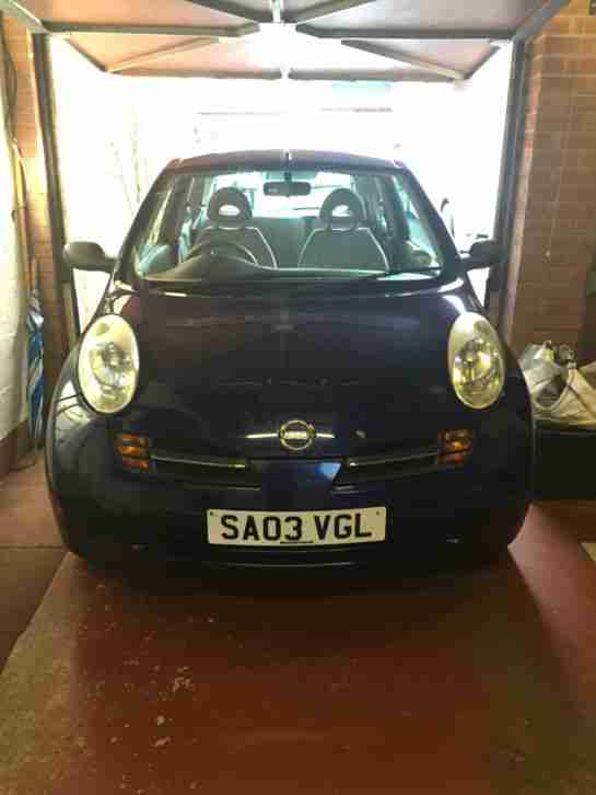 2003 MICRA E BLUE