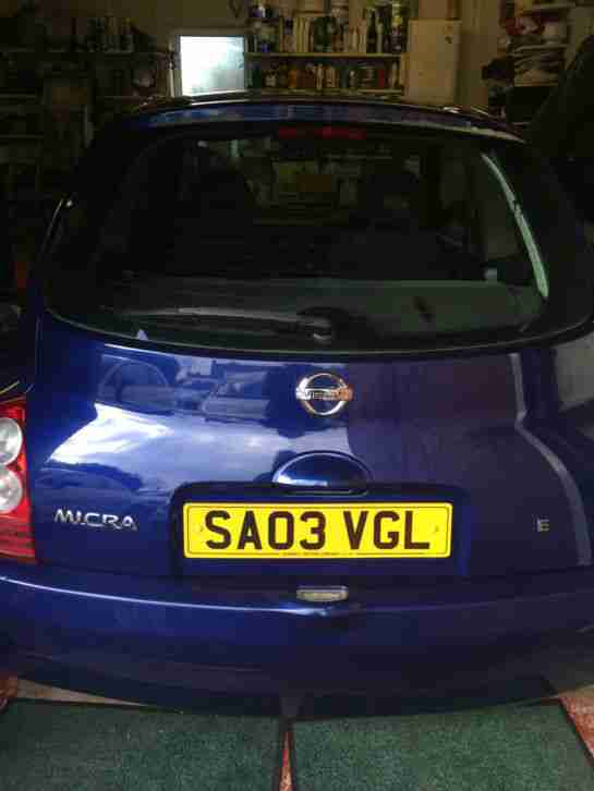 2003 NISSAN MICRA E BLUE