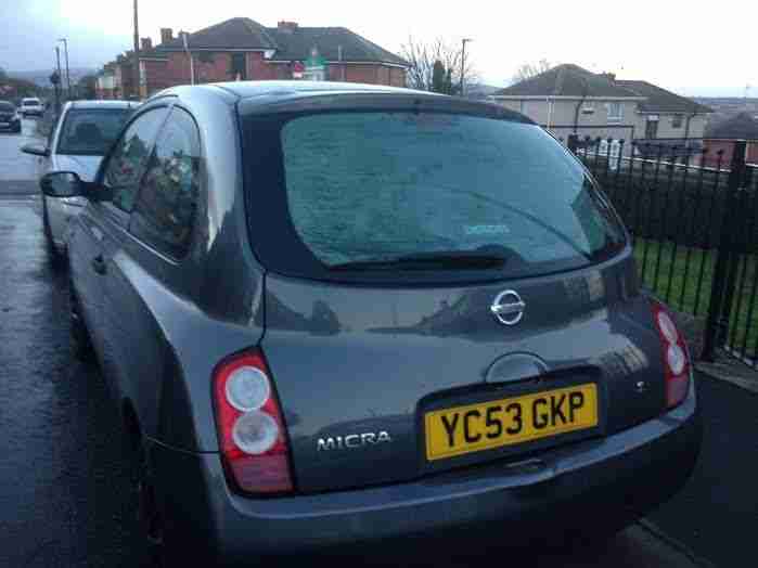 2003 NISSAN MICRA GREY