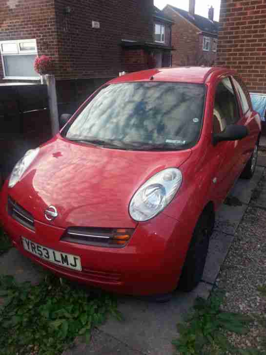 2003 MICRA S RED