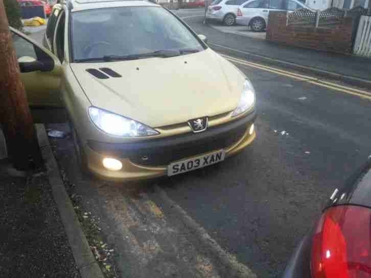 2003 PEUGEOT 206 D TURBO HDI YELLOW CHEAP TOWN FAMILY WORK CAR BARGAIN
