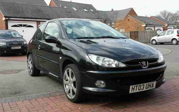 2003 PEUGEOT 206 GTI BLACK (LOW MILEAGE)