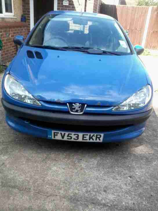 2003 PEUGEOT 206 S TD BLUE