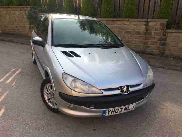 2003 PEUGEOT 206 VERVE SILVER 1.4 PETROL