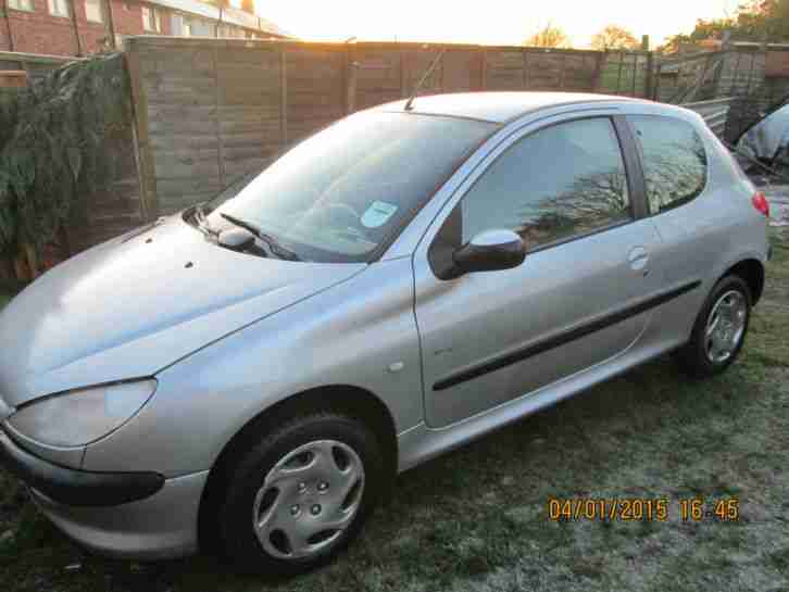 2003 PEUGEOT 206 VERVE SILVER 1.4 PETROL