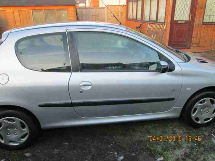2003 PEUGEOT 206 VERVE SILVER 1.4 PETROL