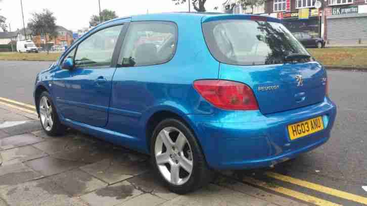 2003 PEUGEOT 307 D TURBO HDI BLUE SPARES OR REPAIRS