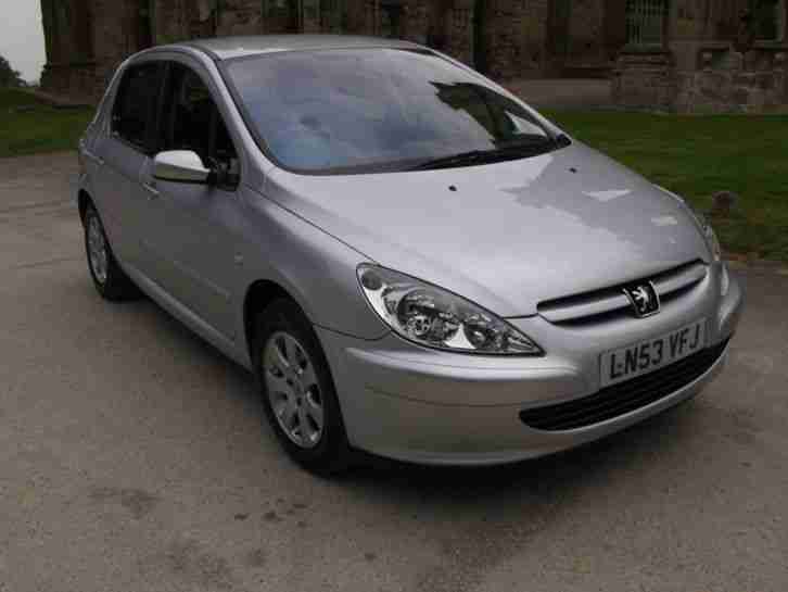 2003 307 S, SILVER, 5 DOOR, MOT,