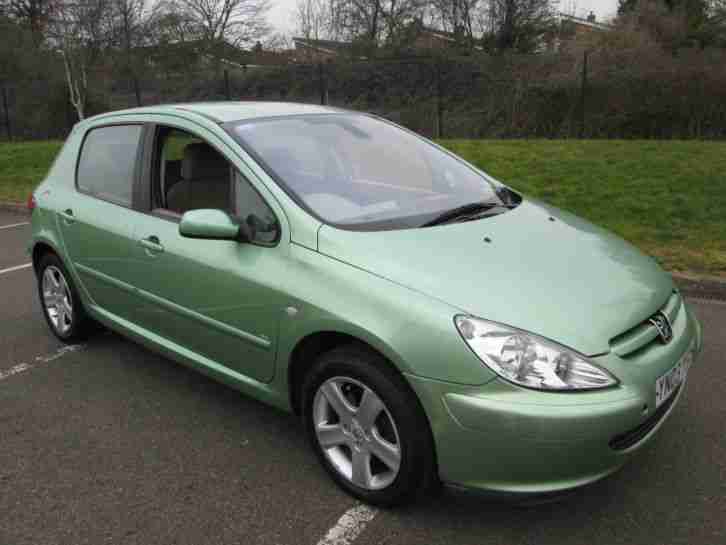 2003 PEUGEOT 307 SE AUTOMATIC GREEN 70,000 MILES