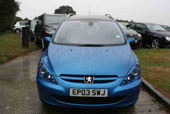 2003 PEUGEOT 307 SW SE AUTO BLUE