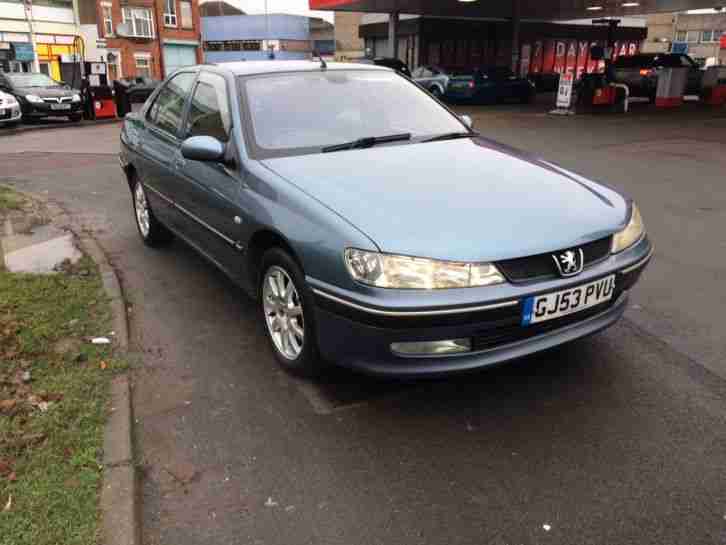 2003 PEUGEOT 406 S HDI(90) BLUE 136000 MILES MOT SEPT 2017 AIRCON ALLOYS £490