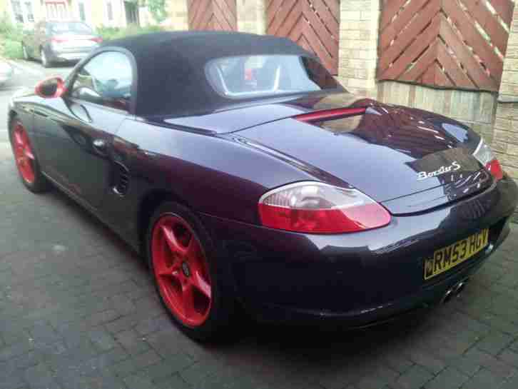 2003 PORSCHE BOXSTER 3.2S ATLAS GREY FULLY LOADED WITH £10 K OF FACTORY EXTRAS