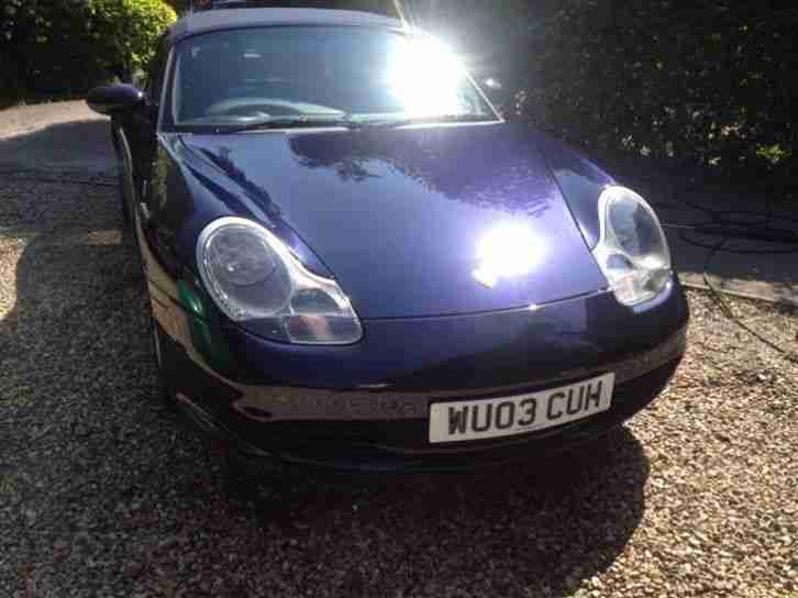 2003 PORSCHE BOXSTER BLUE