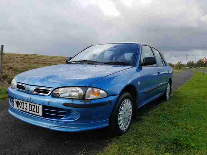 2003 PROTON WIRA LXI E3 BLUE LONG MOT CHEEP RUN ABOUT 1 OWNER FROM NEW LOW MILES