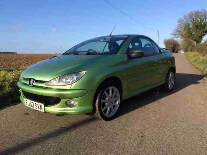 2003 Peugeot 206 1.6 Coupe Cabriolet S 2dr
