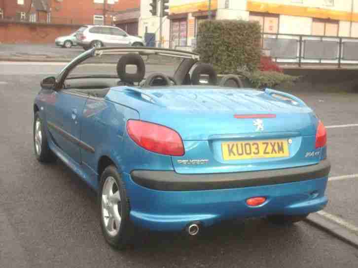 2003 Peugeot 206 1.6 S 2dr 2 door Coupe