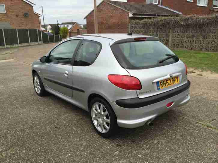 2003 Peugeot 206 GTi - Genuine 60000 Miles - 1 Years MOT - Full Service History