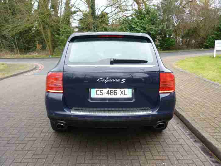2003 Porsche Cayenne 4.5 Tiptronic S auto Left Hand Drive Lhd French Registered