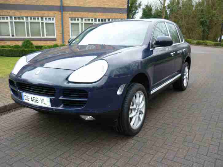 2003 Porsche Cayenne 4.5 Tiptronic S auto Left Hand Drive Lhd French Registered