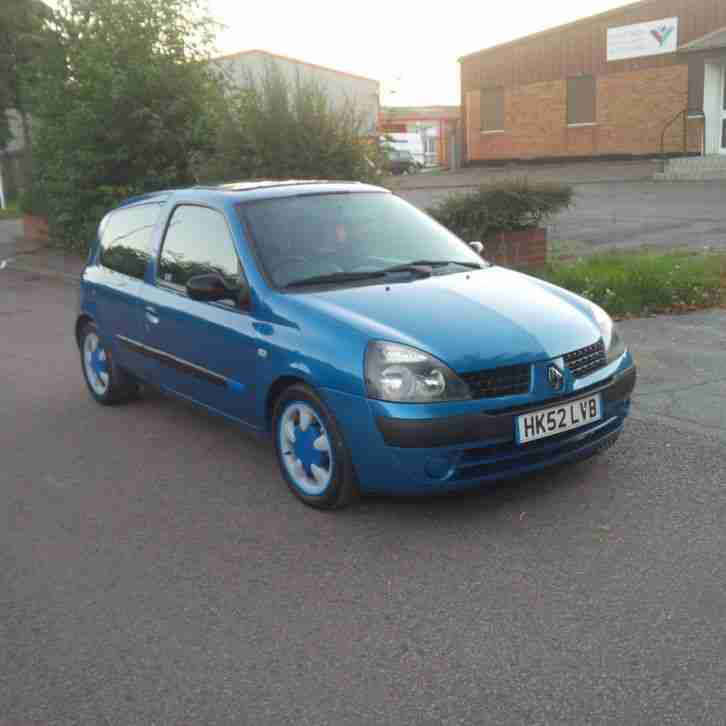 2003 RENAULT CLIO. 1.2. 16v. ONLY 85,000 MILES. IDEAL 1st CAR. £795