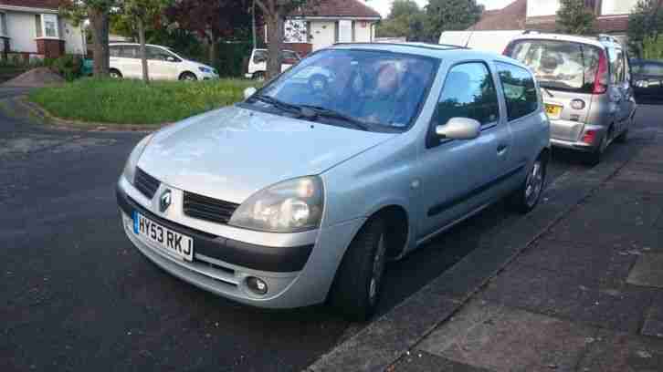 2003 RENAULT CLIO DYNAM BILLABONG 16V SILVER