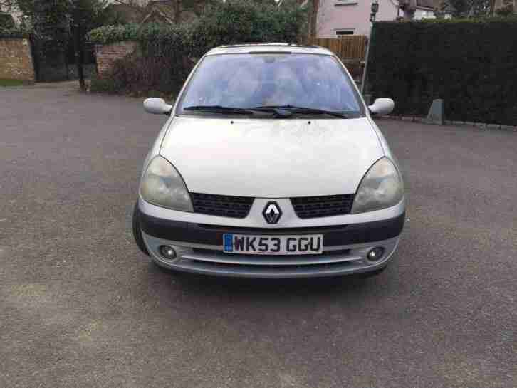 2003 RENAULT CLIO DYNAMIQUE 16V SILVER
