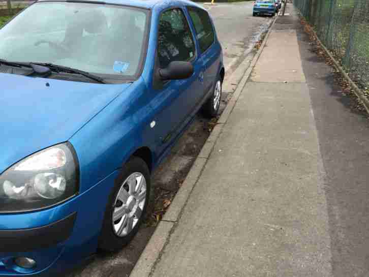2003 RENAULT CLIO EXPRESSION 16V BLUE Mot sept 2016 RUNS & DRIVES PERFECT