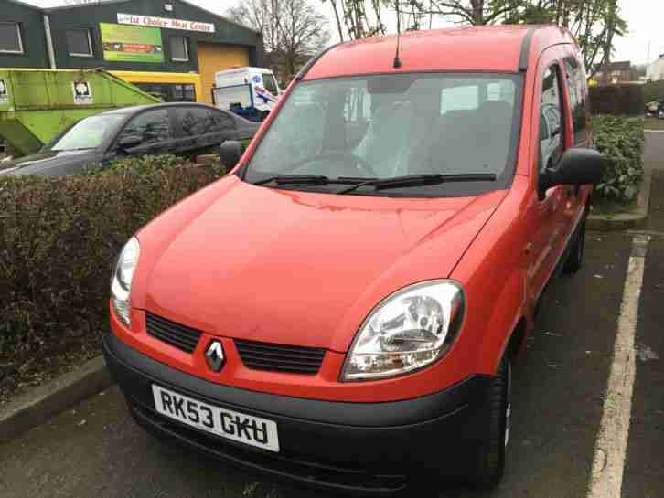 2003 KANGOO AUTHENTIQUE 16V RED2008