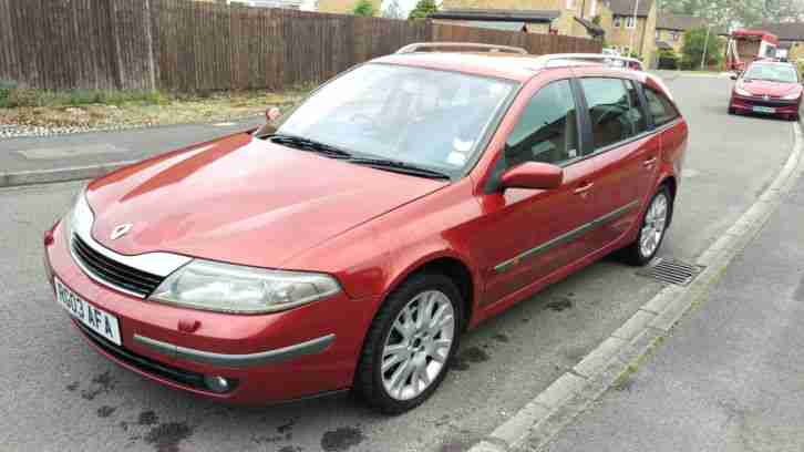 2003 RENAULT LAGUNA DY-MIQUE DCI 120HP RED