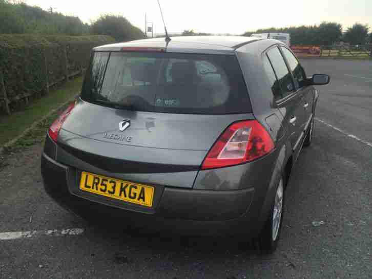 2003 RENAULT MEGANE DYNAMIQUE 16V GREY