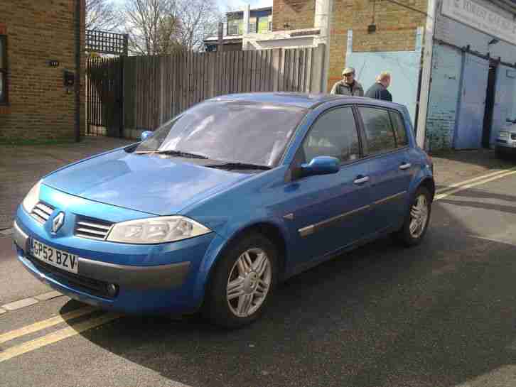 2003 RENAULT MEGANE PRIVILEGE 16V BLUE 75 THOUSAND MILES WELL ABOVE AVERAGE MOT