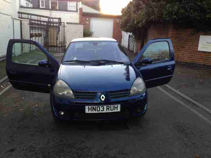 2003 RENAULT RENAULTSPORT CLIO 16V BLUE