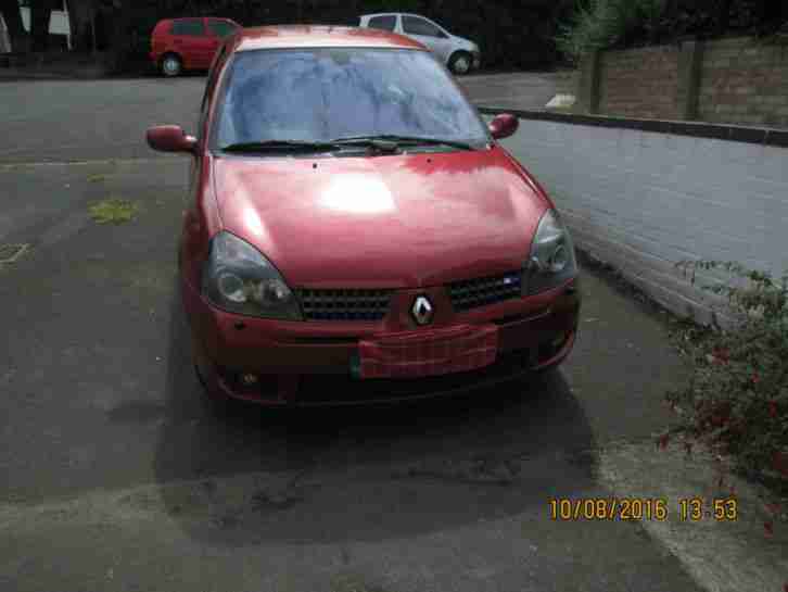 2003 RENAULT RENAULTSPORT CLIO 16V flame red