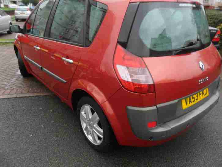 2003 RENAULT SCENIC DYNAMIQUE DCI 120 RED