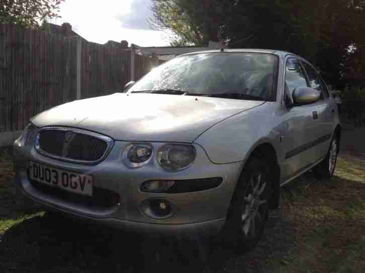 2003 ROVER 25 1.4 SILVER 5 DOOR HATCH MOT MARCH 2016