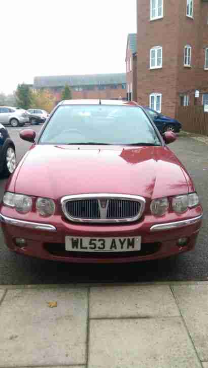2003 ROVER 45 IMPRESSION S3 CVT RED Automatic